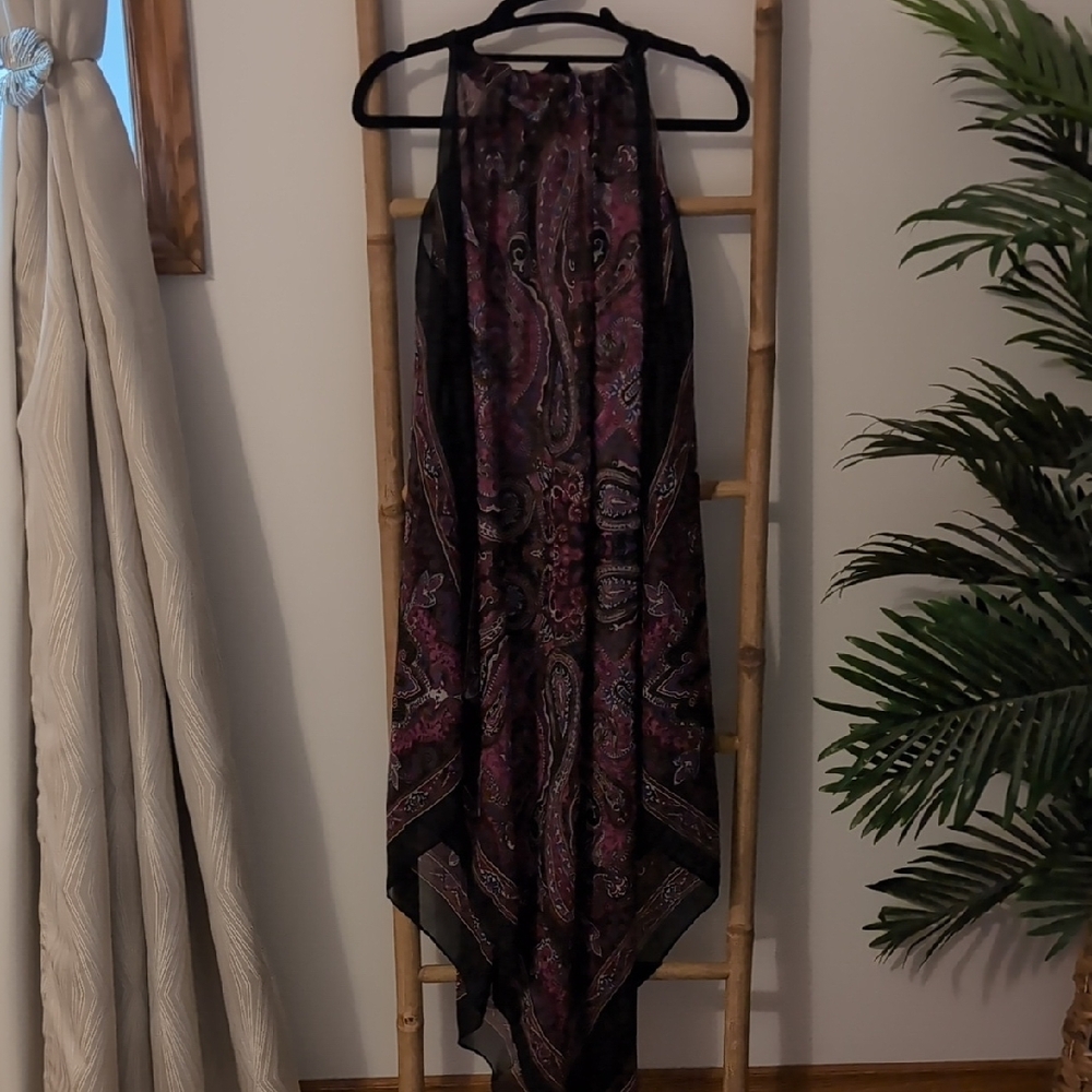 Chic Paisley Halter Dress